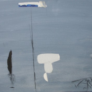 Stille, 2010, Acryl auf Leinwand, 40 x 50 cm
